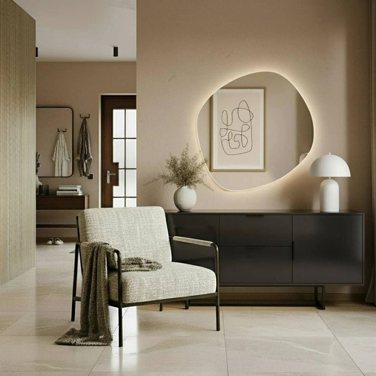 Espejo Irregular Led PX