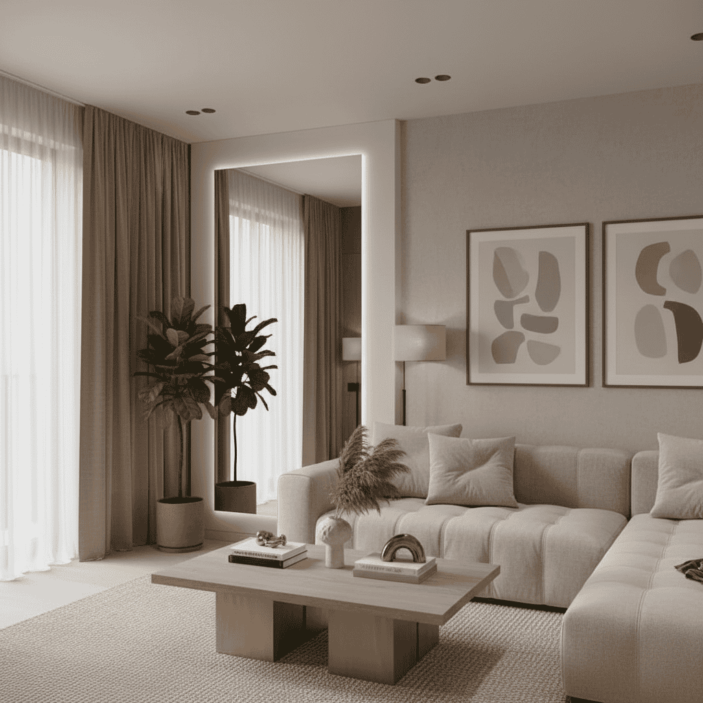 Espejo Rectangular Led