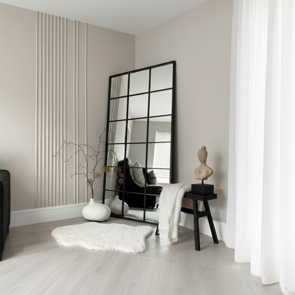 Espejo Ventana Cuadriculado - Yourhomeplan