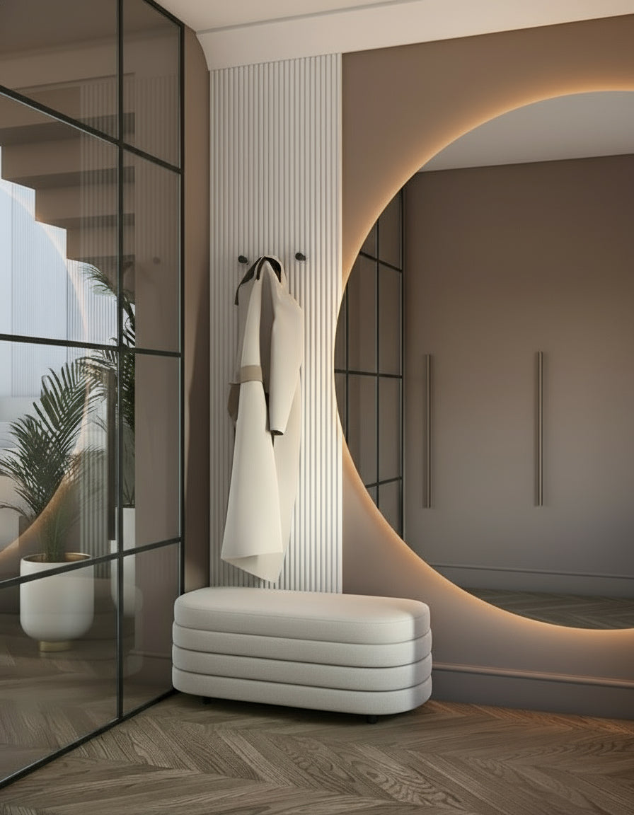 Espejo LED Semicircular - Yourhomeplan