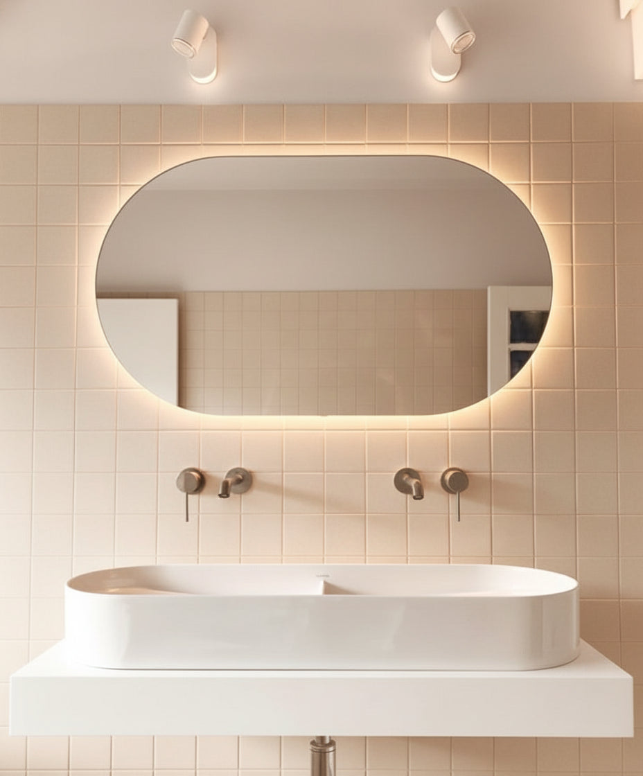 Espejo ovalado LED - Yourhomeplan