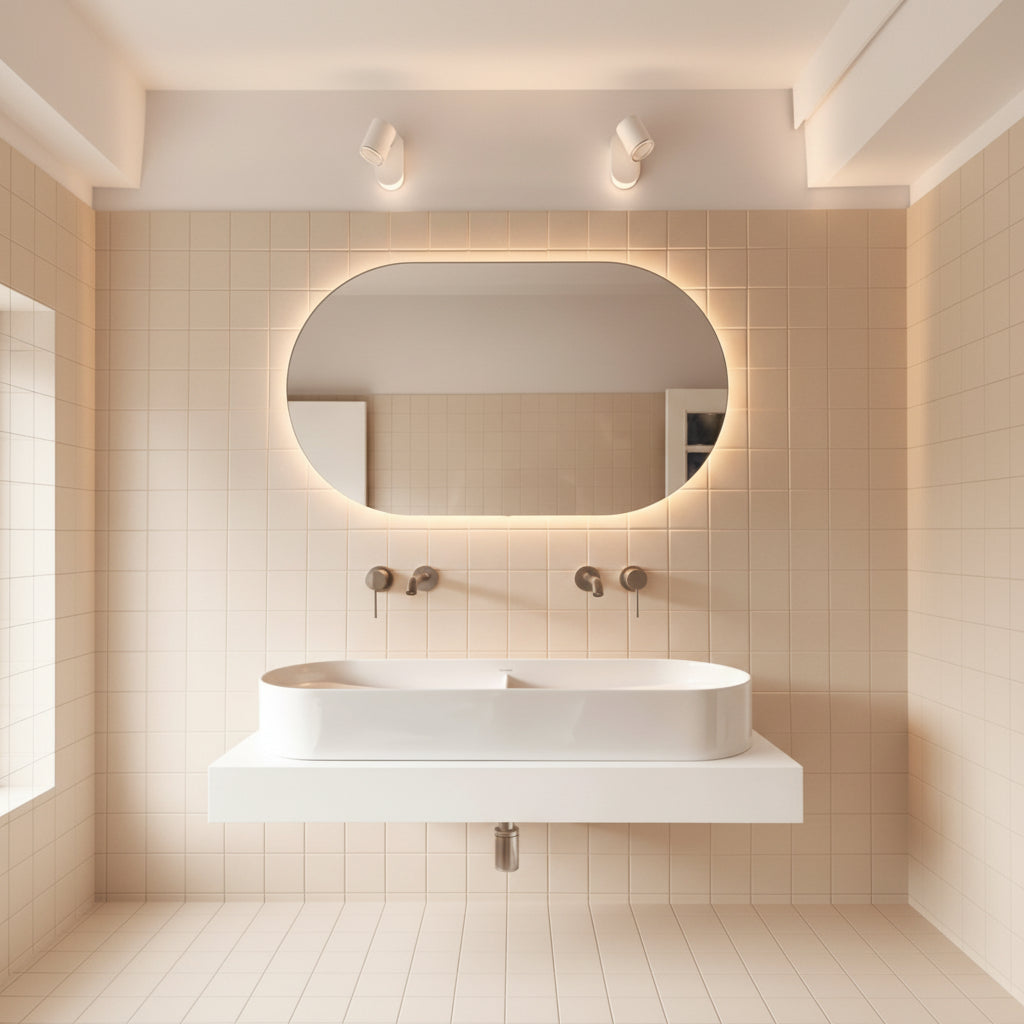 Espejo ovalado LED - Yourhomeplan