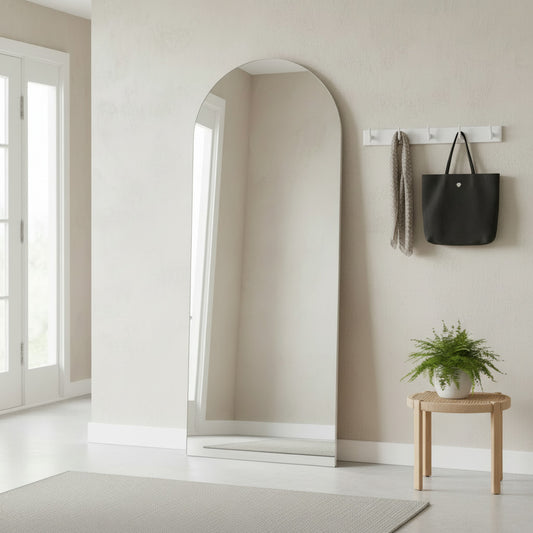 espejo en recibidor simple en forma de arco de origen europeo belga de 4mm de espesor