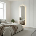 Espejo de pared forma de Arco LED