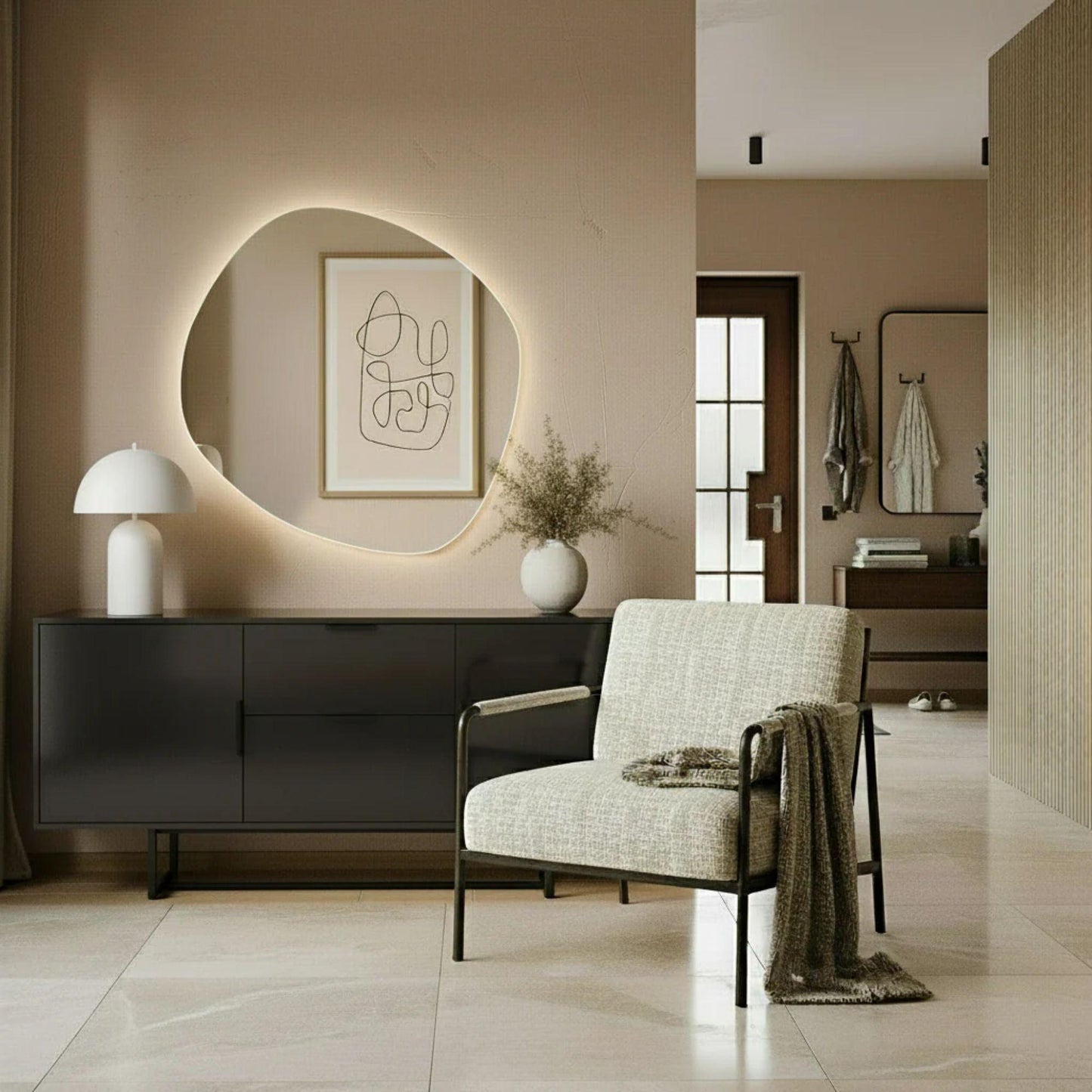 Espejo Irregular Led PX