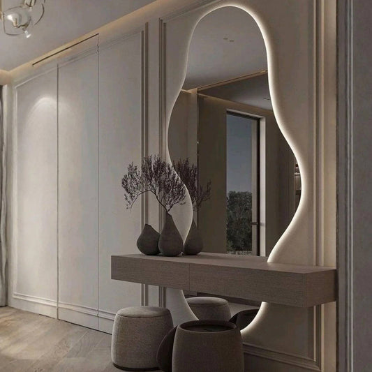 Espejo LED Irregular Silueta