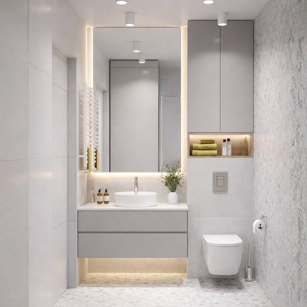 espejo led rectangular de varias medidas con iluminación led