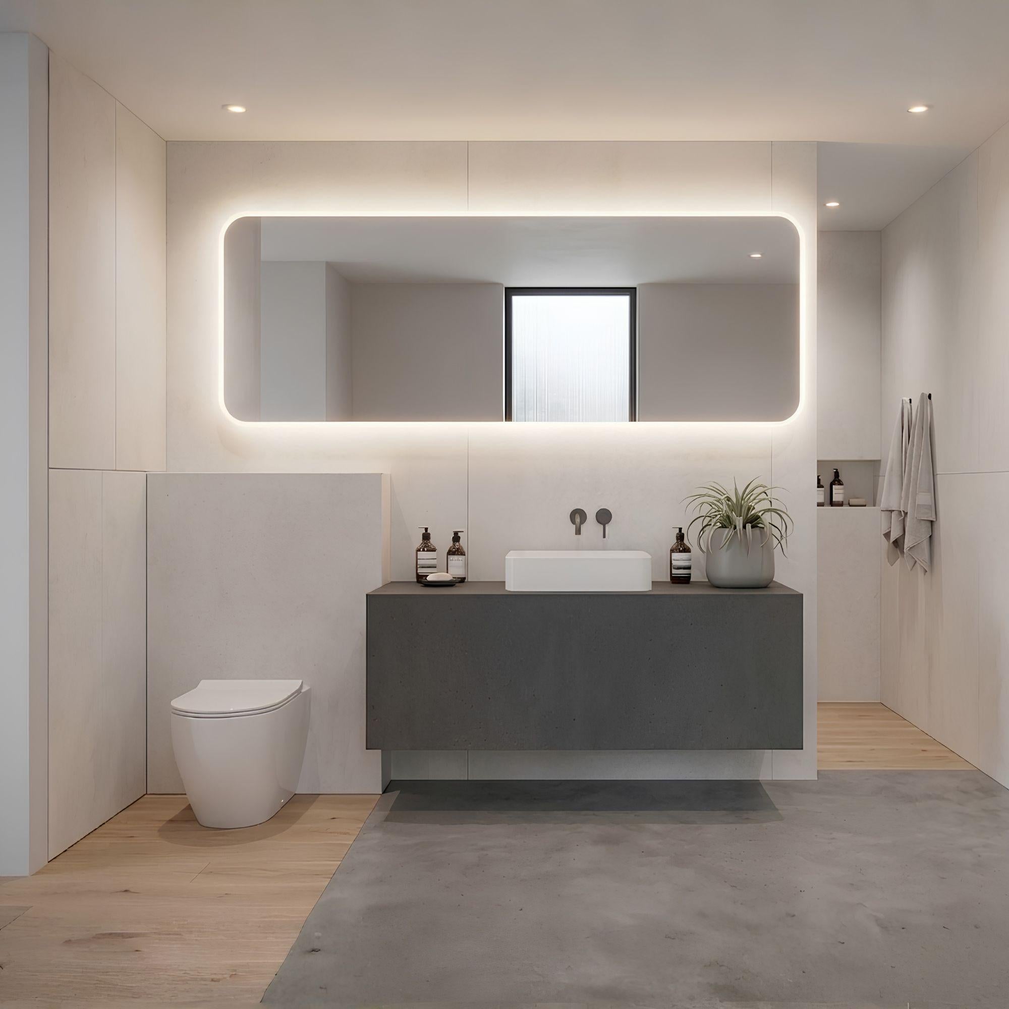 eSPEJO PARA BAÑO CON ILUMINACION LED COB RETROILUMINADA