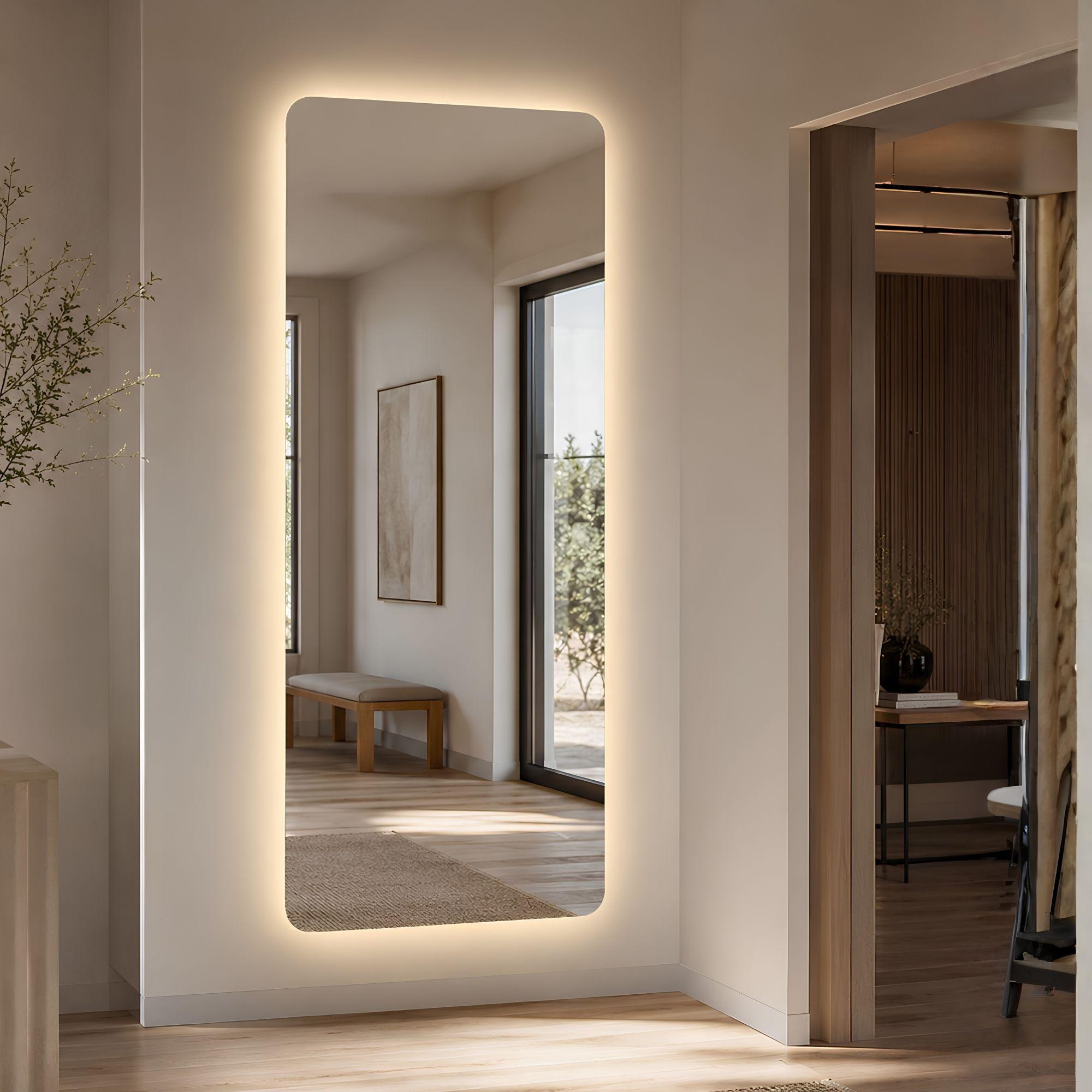 ESPEJO LED PARA RECIBIDOR 