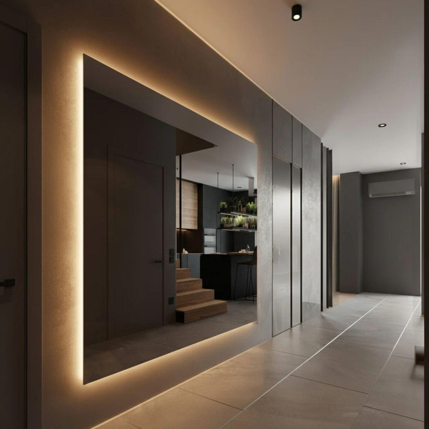 Espejo Muro Retroiluminado