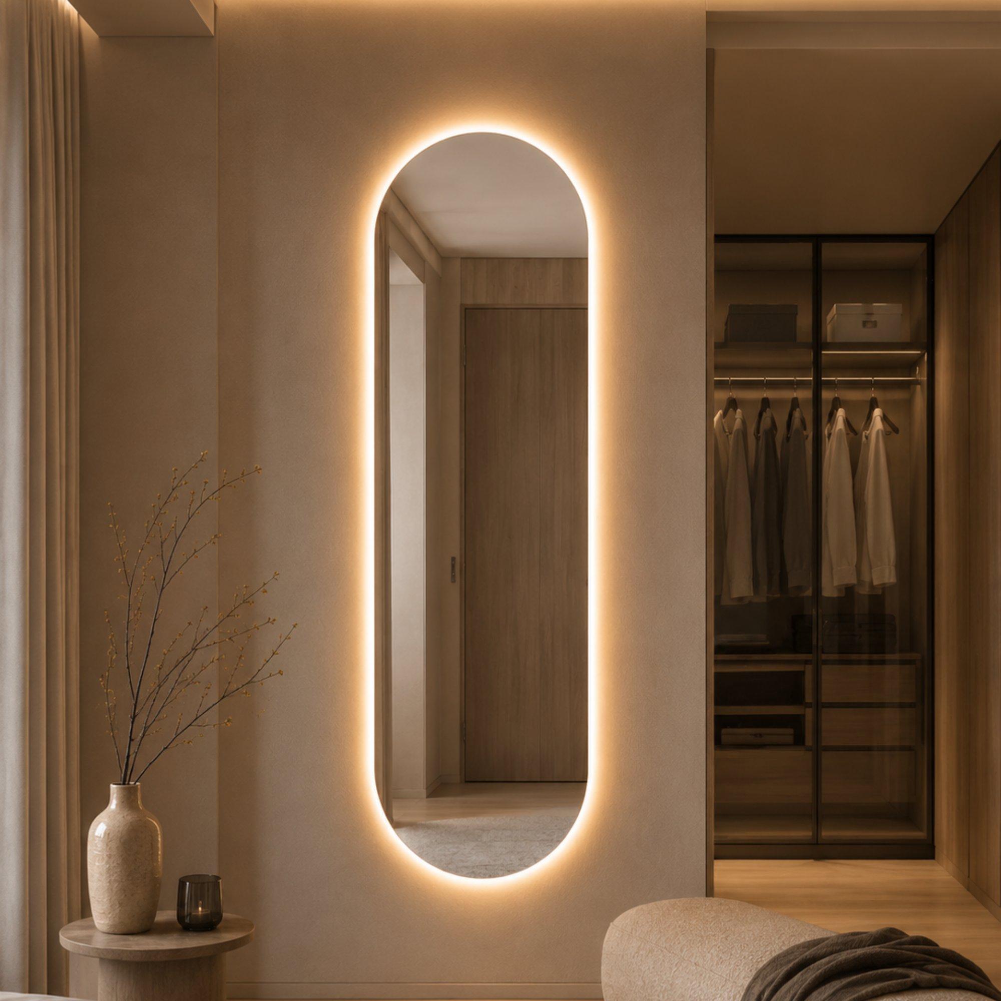 Espejo Ovalado LED