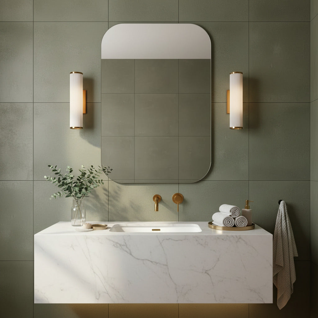 espejo de baño puntas redondas 