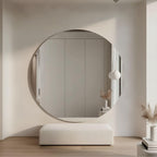 Espejo de forma circular grande para cualquier espacio de tu hogar y iluminarlo mas