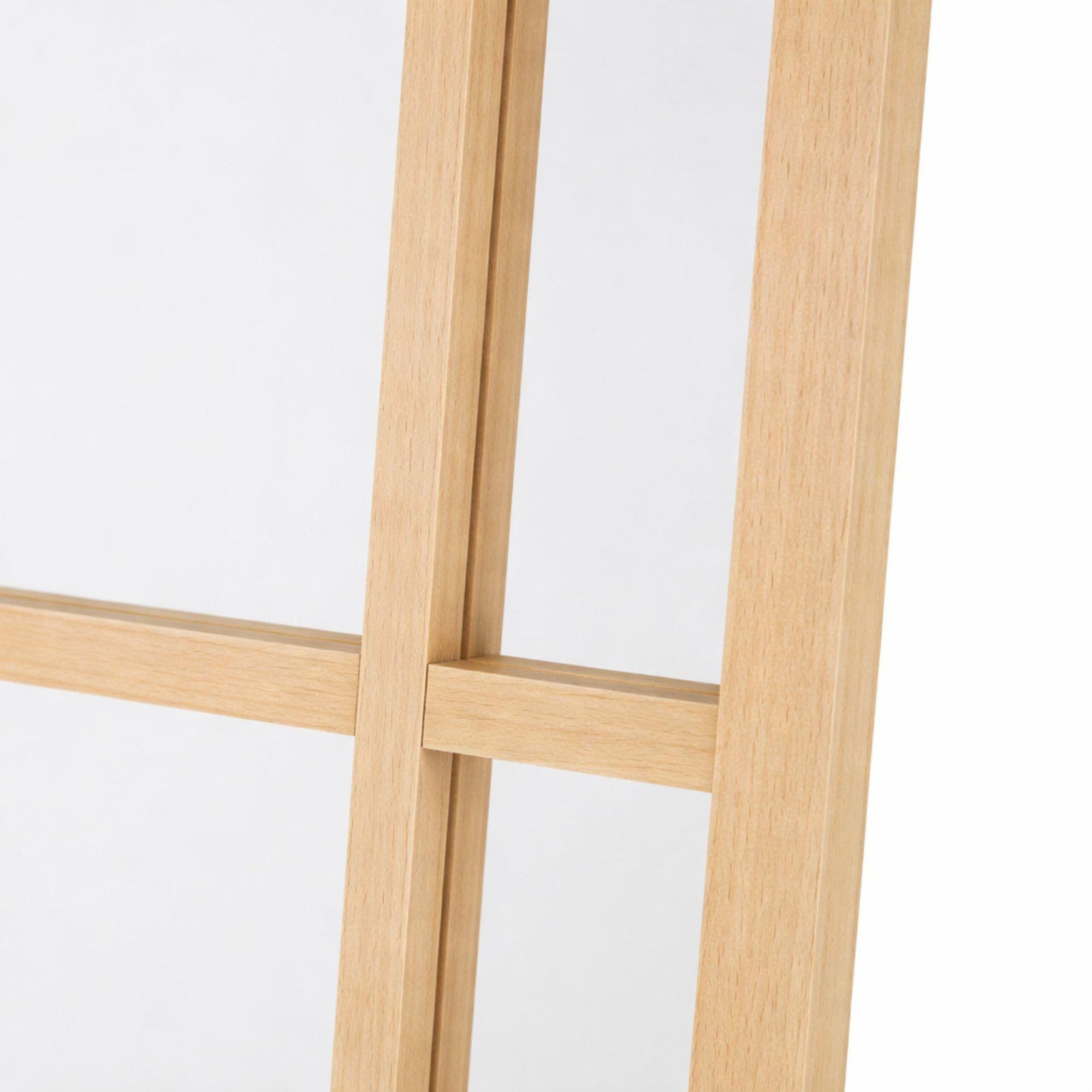 detalles de la madera de el espejo ventana rustico XL