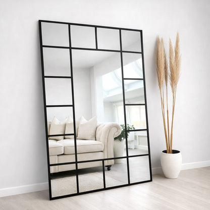 espejo industrial ventana 