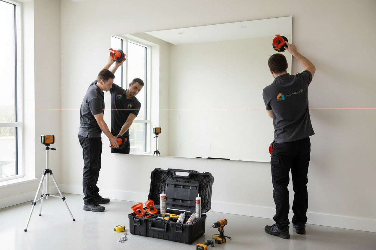 Equipo profesional de instaladores de espejos de yourhomeplan