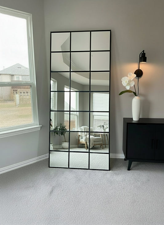 Espejo Ventana Cuadriculado - Yourhomeplan