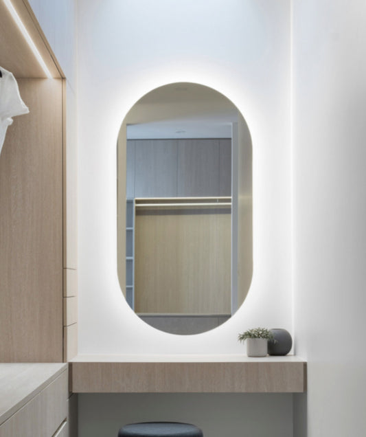 Espejo ovalado LED - Yourhomeplan